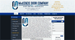 Desktop Screenshot of mackenziedoor.com